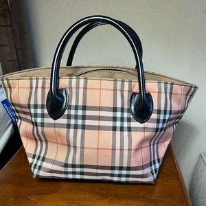 Burberry Blue Label Nylon Handbag